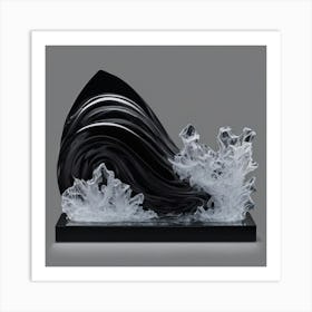 Wave Sculpture 3 Art Print