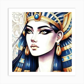 Cleopatra Portrait Artwork 152 Art Print