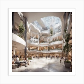 757363 Sleek And Modern Shopping Center With An Emphasis Xl 1024 V1 0 Art Print