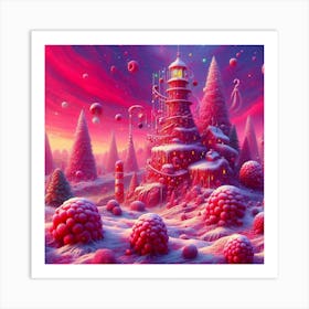 Pink Castle Art Print