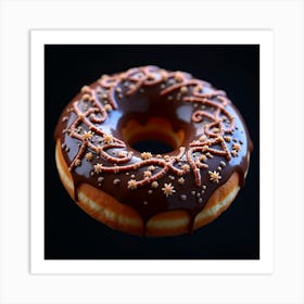 Donut With Icing 1 Art Print