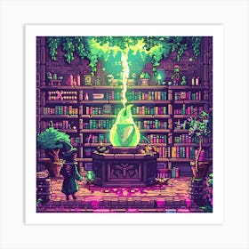 Pixel Art 17 Art Print