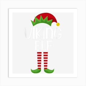 Viking Elf Family Matching Group Christmas Party Pajama Art Print