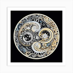 Yin Yang 34 Art Print