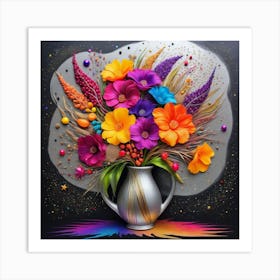 Flowers In A Vase 9 Art Print