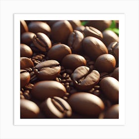 Coffee Beans 96 Art Print