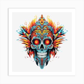 Skull Of The Day 1 Art Print