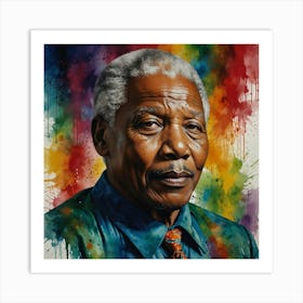 Nelson Mandela 32 Art Print