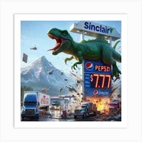 Sinclair in California Art Print