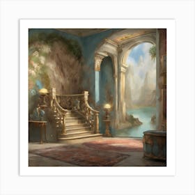 Walt Disney Castle 1 Art Print