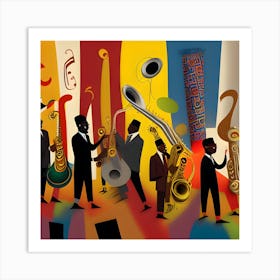 Jazz Band 2 Art Print