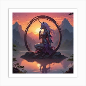 Unicorn 8 Art Print