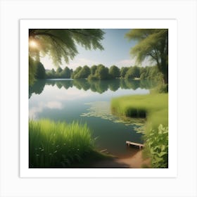 Landscape Painting 228 Art Print