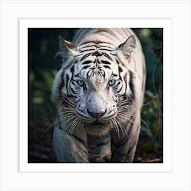 White Tiger 1 Art Print