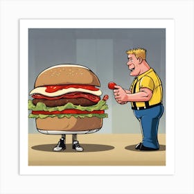 Burger King Art Print