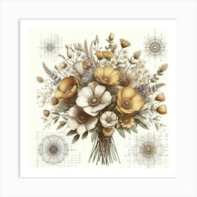 Bouquet Of Flowers 2 Art Print