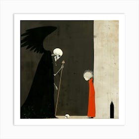 Visit by the Angel of Death Art Print