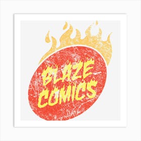 Blaze Comics Art Print