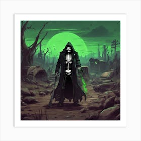 Toxic_Reaper Art Print