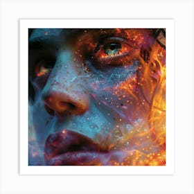 Fire And Flames Art Print