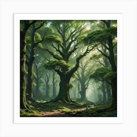 Forest 6 Art Print