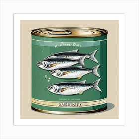 Sardines in a can 1 Art Print