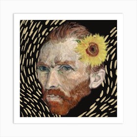 Van Gogh Floral Art Print