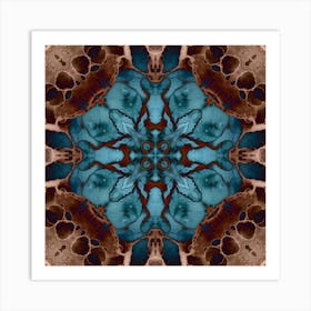 Blue Blue Pattern Art Print