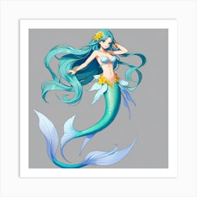 Mermaid 4 Art Print