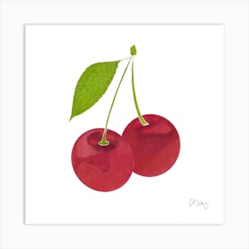 Cherries Art Print