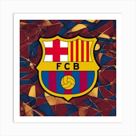 FC Barcelona Logo Wall Art 38 Art Print