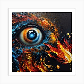 Eye Of Fire Art Print