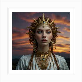 Egyptian Beauty 1 Art Print