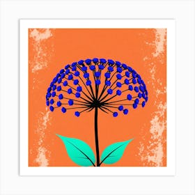 Blue Flower 5 Art Print