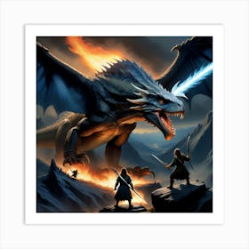 Lord Of The Rings 1 Art Print