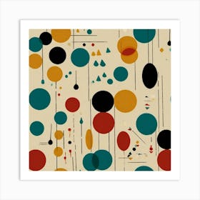 Abstract Circles 25 Art Print