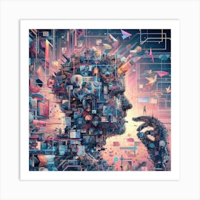 Digital Art Art Print