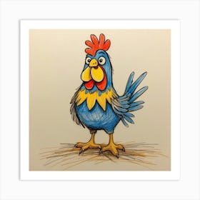 Rooster 18 Art Print