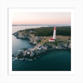 Lighthouse Stock Videos & Royalty-Free Footage 3 Art Print