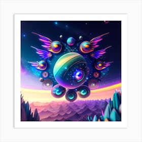 Psychedelic Painting 2 Art Print