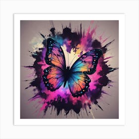 Butterfly Painting 236 Art Print