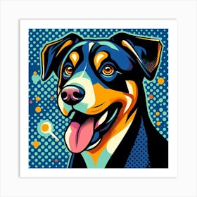 Rottweiler Pop Art Art Print