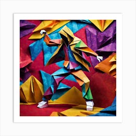 Origami Dancer 87 Art Print