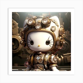 Hello Kitty Steampunk Collection By Csaba Fikker 70 Art Print