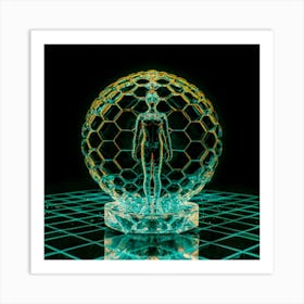 Crystal Sphere Art Print