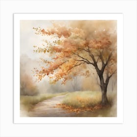 Autumn Tree Art Print