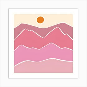 Landscape Mountain Art Print