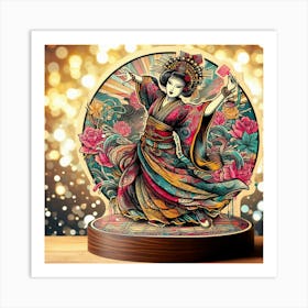 Japan Geisha Visual 65 Art Print