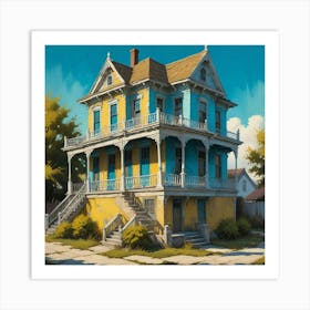 Victorian House 2 Art Print