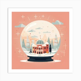 Rovaniemi Finland 3 Snowglobe Art Print